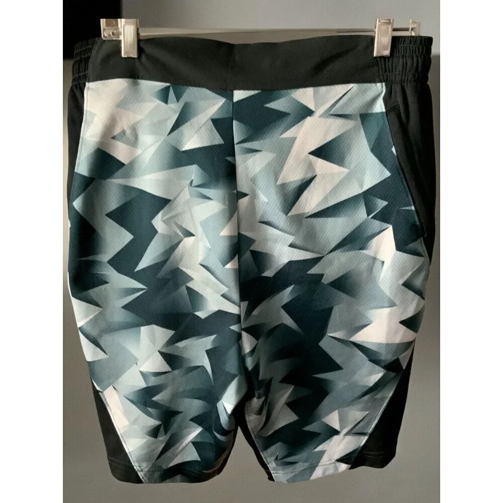Nike Jordan Training Dominate Retro Basketball Mens Shorts Black Blue Medium